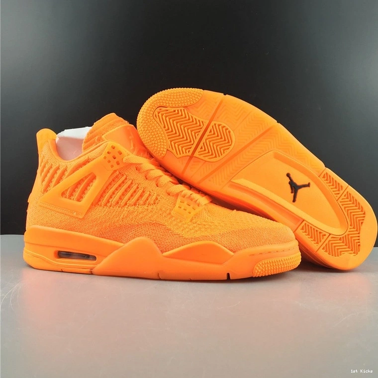 4 Flyknit AQ3559-800 Retro Jordan Orange 1015